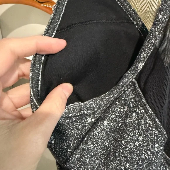 Sparkly Gray Halter Party Top lululemon - Picture 3 of 9